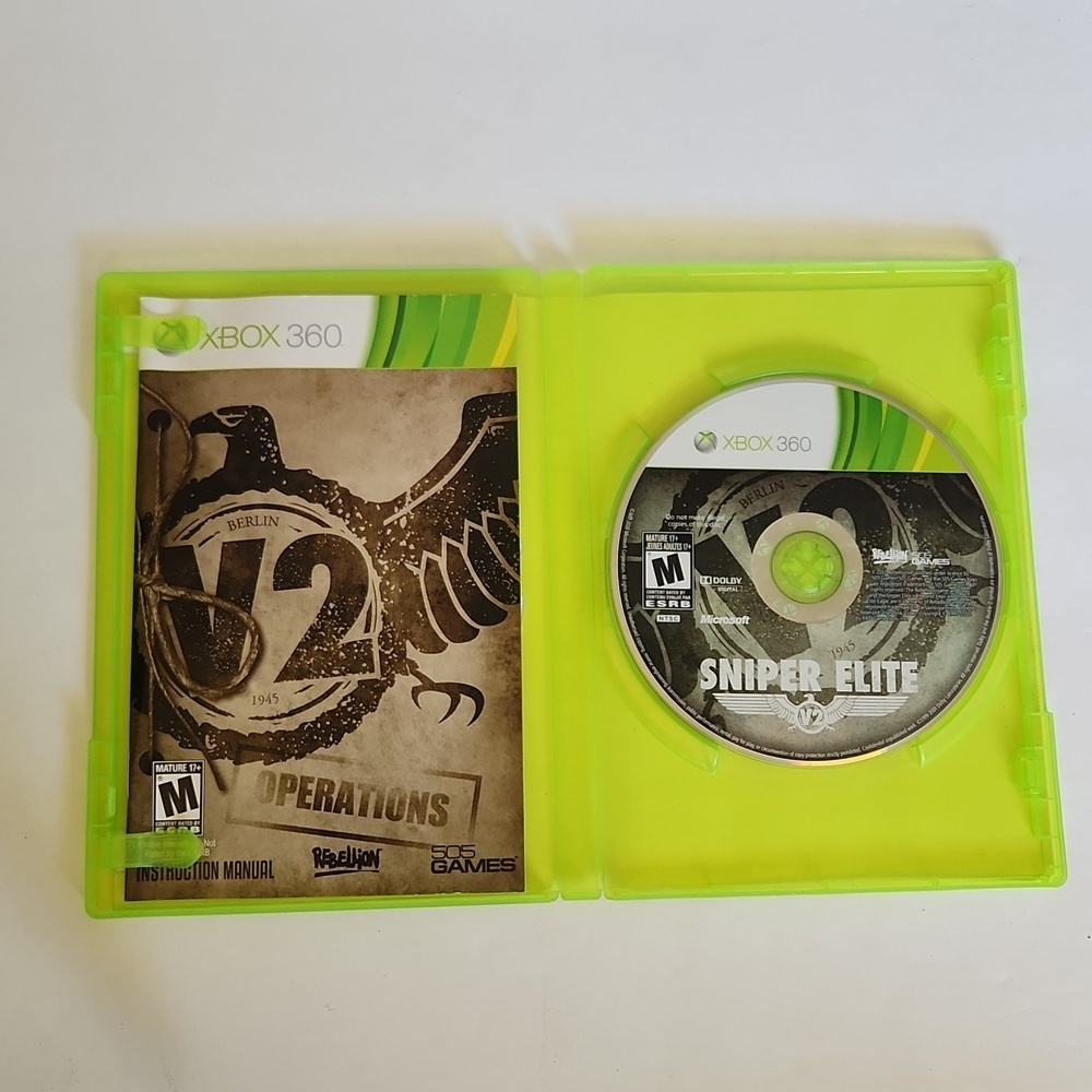 Sniper Elite V2 (Microsoft Xbox 360, 2013) Tested Complete Preowned - Picture 3 of 3
